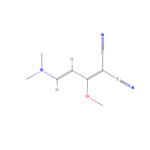1,1-Dicyano-2-methoxy-4-dimethylamino-1,3-butadiene (CAS: 95689-38-6) - Related Chemical Product