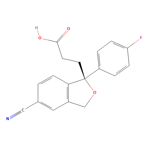 (S)-Didemethylamino Citalopram Carboxylic Acid (CAS: 766508-94-5) - Related Chemical Product