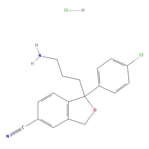 Didemethyl Chloro Citalopram Hydrochloride (CAS: 887354-48-5) - Related Chemical Product