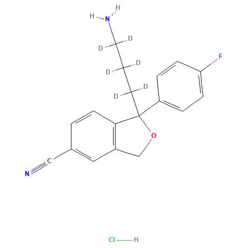 rac Didemethyl Citalopram-d6 Hydrochloride (CAS: 1189865-88-0) - Related Chemical Product