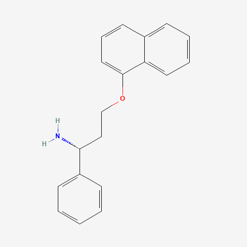 (S)-N-Didemethyl Dapoxetine (CAS: 147199-40-4) - Chemical Structure and Molecular Formula 