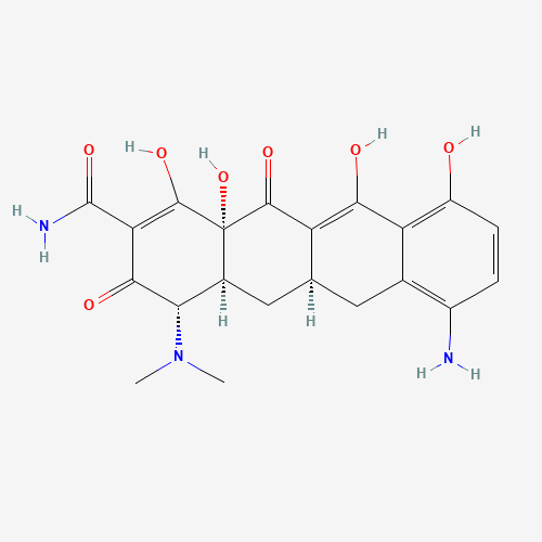 7-Didemethyl Minocycline (CAS: 5679-00-5) - Chemical Structure and Molecular Formula 