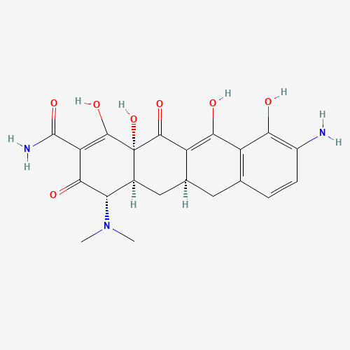 9-Didemethyl Minocycline (CAS: 5874-95-3) - Chemical Structure and Molecular Formula 