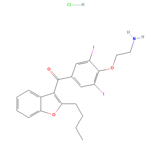 Di(N-desethyl) Amiodarone Hydrochloride (CAS: 757220-04-5) - Related Chemical Product