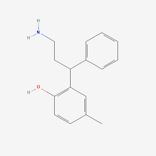 rac Didesisopropyl Tolterodine (CAS: 1189501-90-3) - Chemical Structure and Molecular Formula 