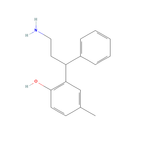 rac Didesisopropyl Tolterodine (CAS: 1189501-90-3) - Chemical Structure and Molecular Formula 