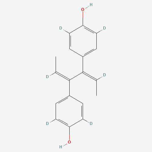 Z,Z-Dienestrol-d6 (CAS: 91297-99-3) - Chemical Structure and Molecular Formula 