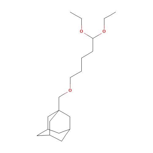 1-(5,5-Diethoxypentyloxymethyl)adamantane (CAS: 202577-30-8) - Related Chemical Product