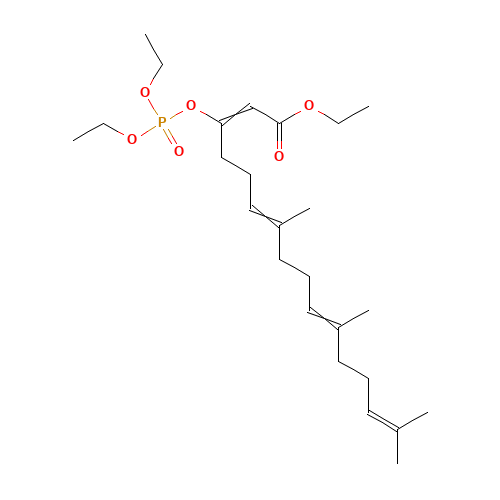 3-Diethoxyphosphoryloxy-7,11,15-trimethyl-hexadecatetra-2,6,10,14-enoic Acid,Ethyl Ester,(Mixture of Isomers) (CAS: 887354-51-0) - Related Chemical Product