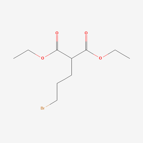 Diethyl 3-Bromopropylmalonate (CAS: 10149-21-0) - Chemical Structure and Molecular Formula 