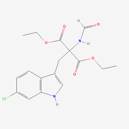 Diethyl (6-Chloro-2-indolylmethyl)formamido-malonate (CAS: 1076199-98-8) - Related Chemical Product