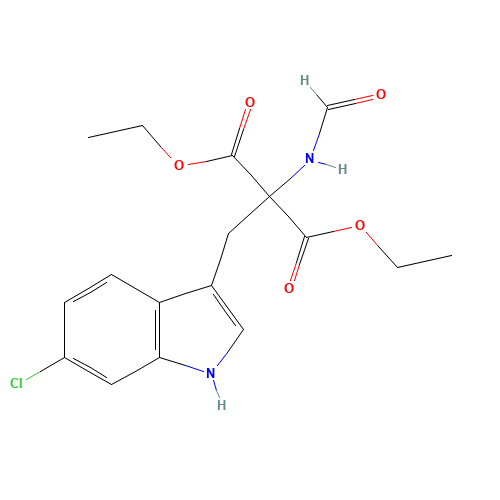 Diethyl (6-Chloro-2-indolylmethyl)formamido-malonate (CAS: 1076199-98-8) - Related Chemical Product