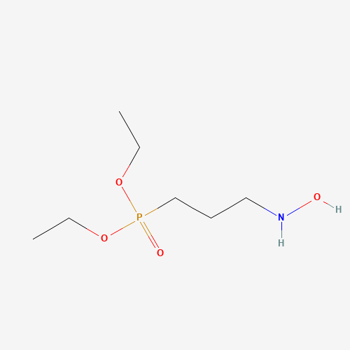 Diethyl 3-(N-Hydroxyamino)propylphosphate (CAS: 66508-19-8) - Chemical Structure and Molecular Formula 