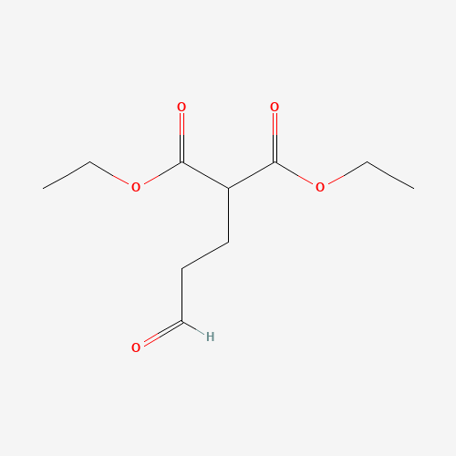 Diethyl 2-(3-Oxopropyl)malonate (CAS: 19515-61-8) - Chemical Structure and Molecular Formula 