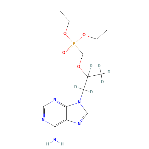 9-[2-(Diethylphosphonomethoxy)propyl-d6] Adenine (CAS: 1020719-38-3) - Related Chemical Product