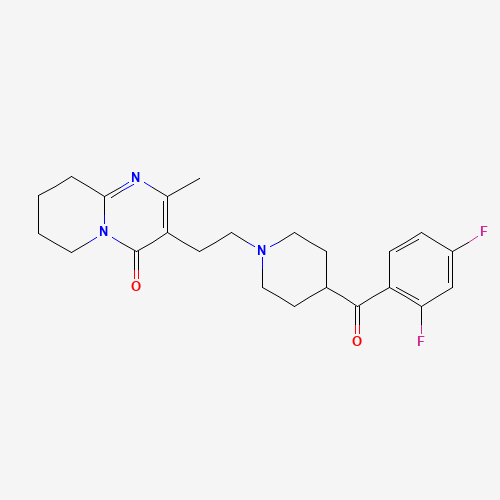2,4-Difluorobenzoyl Risperidone Impurity (CAS: 158697-67-7) - Chemical Structure and Molecular Formula 