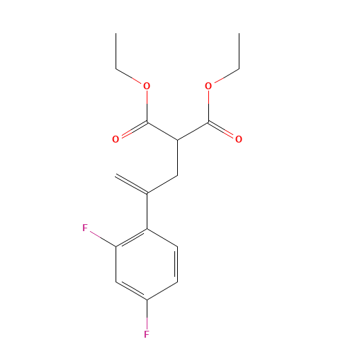 2-(2,4-Difluorophenyl)-2-propenyl-propanedioic Acid Diethyl Ester (CAS: 159276-62-7) - Related Chemical Product
