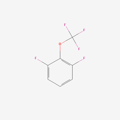 1,3-Difluoro-2-(trifluoromethoxy)benzene (CAS: 153338-23-9) - Chemical Structure and Molecular Formula 