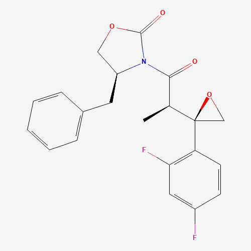 (4S)-3-[(2R)-2-[(2R)-2-(2,4-Difluorophenyl)oxiranyl]-1-oxopropyl]-4-benzyl-2-oxazolidinone (CAS: 166948-47-6) - Related Chemical Product