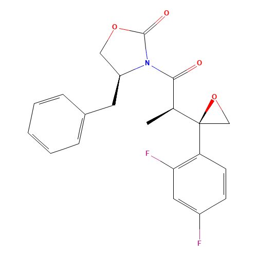 (4S)-3-[(2R)-2-[(2R)-2-(2,4-Difluorophenyl)oxiranyl]-1-oxopropyl]-4-benzyl-2-oxazolidinone (CAS: 166948-47-6) - Related Chemical Product