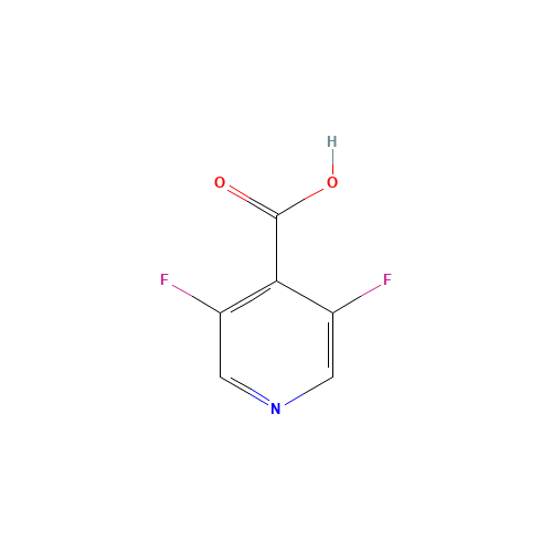 3,5-Difluoroisonicotinic acid (CAS: 903522-29-2) - Chemical Structure and Molecular Formula 