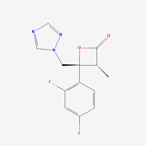 (3R,4R)-4-(2,4-Difluorophenyl)-3-methyl-4-(1H-1,2,4-triazol-1-ylmethyl)-2-oxetanone (CAS: 1165800-97-4) - Related Chemical Product