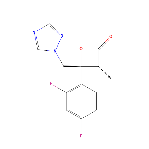 (3R,4R)-4-(2,4-Difluorophenyl)-3-methyl-4-(1H-1,2,4-triazol-1-ylmethyl)-2-oxetanone (CAS: 1165800-97-4) - Related Chemical Product