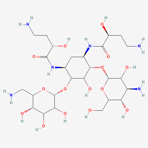 1,3-Di-HABA Kanamycin A (CAS: 927821-99-6) - Chemical Structure and Molecular Formula 