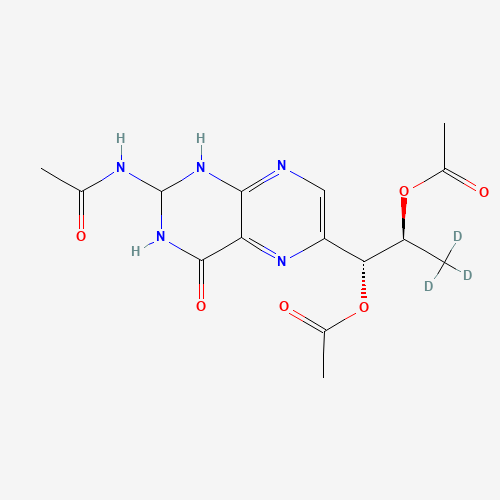 2,3-Dihydro-2-N-acetyl-1',2'-di-O-acetyl-biopterin-d3 (CAS: 1346597-41-8) - Related Chemical Product