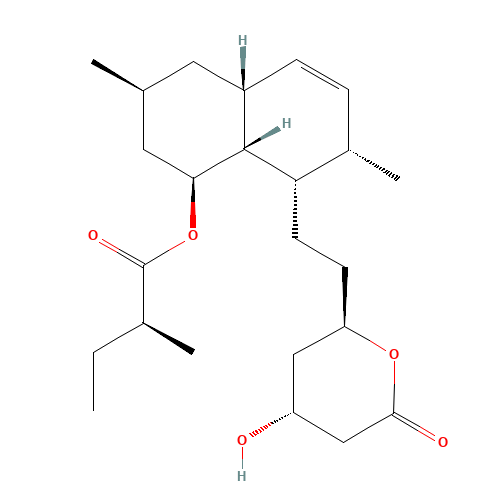4a,5-Dihydro Lovastatin (CAS: 77517-29-4) - Chemical Structure and Molecular Formula 