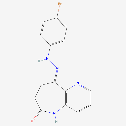 7,8-Dihydro-9-[2-(4-bromophenyl)hydrazone]-5H-pyrido[3,2-b]azepine-6,9-dione (CAS: 676596-64-8) - Related Chemical Product