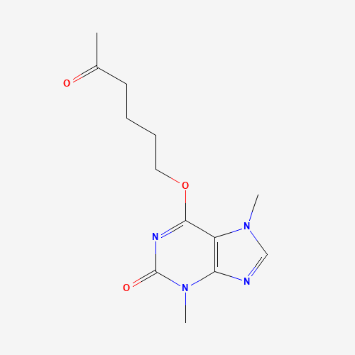 3,7-Dihydro-3,7-dimethyl-6-[(5-oxohexyl)oxy]-2H-purin-2-one (CAS: 93079-86-8) - Related Chemical Product