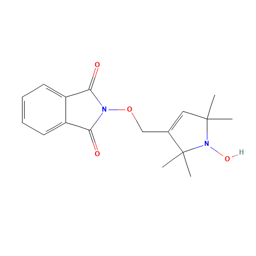3-[[(1,3-Dihydro-1,3-dioxo-2H-isoindol-2-yl)oxy]methyl]-2,5-dihydro-2,2,5,5-tetramethyl-1H-pyrrol-1-yloxy (CAS: 1214132-79-2) - Related Chemical Product