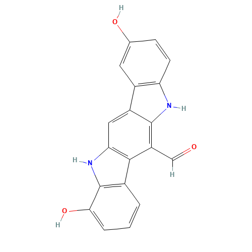 5,11-Dihydro-2,10-dihydroxyindolo[3,2-b]carbazole-6-carboxaldehyde (CAS: 549548-28-9) - Related Chemical Product