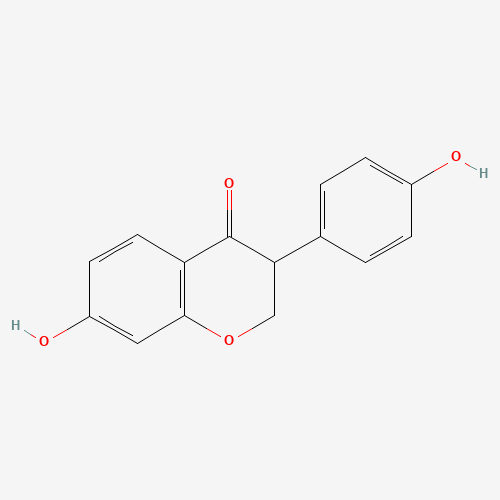Dihydro Daidzein (CAS: 17238-05-0) - Chemical Structure and Molecular Formula 