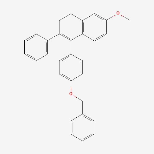 3,4-Dihydro-6-methoxy-2-phenyl-1-[4-(phenylmethoxy)phenyl]naphthalene (CAS: 308812-06-8) - Related Chemical Product