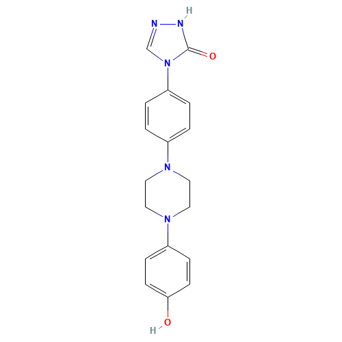2,4-Dihydro-4-[4-[4-(4-hydroxyphenyl)-1-piperazinyl]phenyl]- (CAS: 79538-90-2) - Related Chemical Product