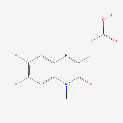 3,4-Dihydro-6,7-dimethoxy-4-methyl-3-oxo-2-quinoxalinepropanoic Acid (CAS: 132788-56-8) - Related Chemical Product