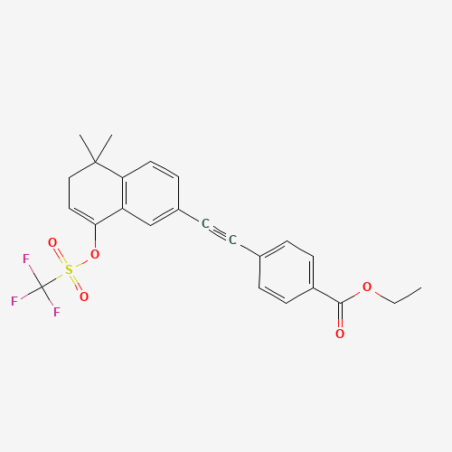 4-[2-[5,6-Dihydro-5,5-dimethyl-8-[[(trifluoromethyl)sulfonyl]oxy]-2-naphthalenyl]ethynyl]benzoic Acid Ethyl Ester (CAS: 171568-44-8) - Related Chemical Product