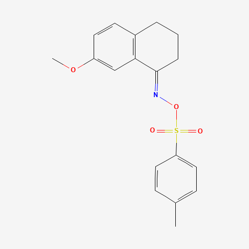 3,4-Dihydro-7-methoxy-2H-1-naphthalenone-O-tosyloxime (CAS: 99833-87-1) - Chemical Structure and Molecular Formula 