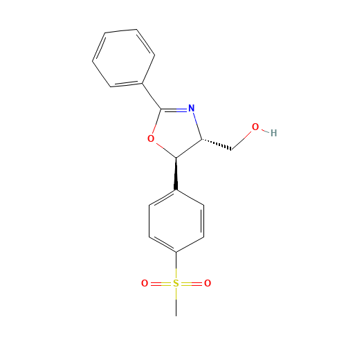 (4R,5R)-4,5-Dihydro-5-[4-(methylsulfonyl)phenyl]-2-phenyl-4-oxazolemethanol (CAS: 96795-00-5) - Related Chemical Product