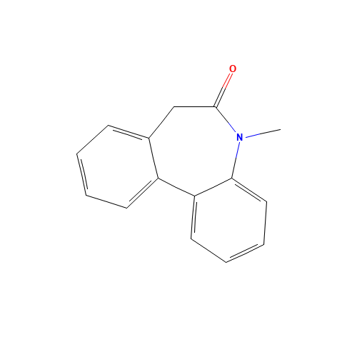 5,7-Dihydro-5-methyl-6H-dibenz[b,d]azepin-6-one (CAS: 209984-30-5) - Chemical Structure and Molecular Formula 