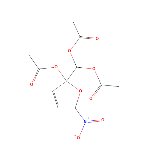 2,5-Dihydro-2-hydroxy-5-nitro-2-furanmethanediol Triacetate (CAS: 5904-70-1) - Related Chemical Product
