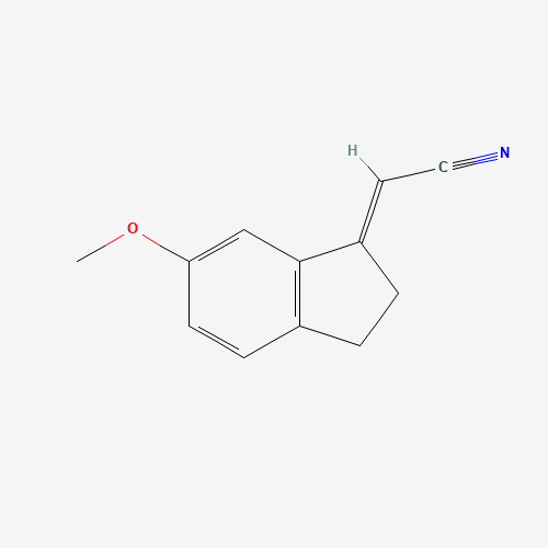 (2E)-2-(2,3-Dihydro-6-methoxy-1H-inden-1-ylidene)acetonitrile (CAS: 187871-98-3) - Related Chemical Product