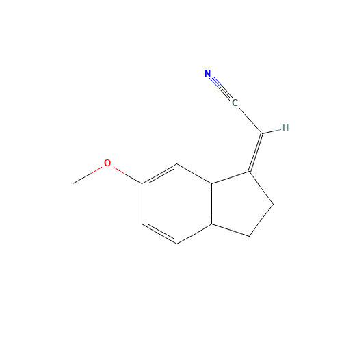 (2Z)-2-(2,3-Dihydro-6-methoxy-1H-inden-1-ylidene)acetonitrile (CAS: 468104-14-5) - Related Chemical Product