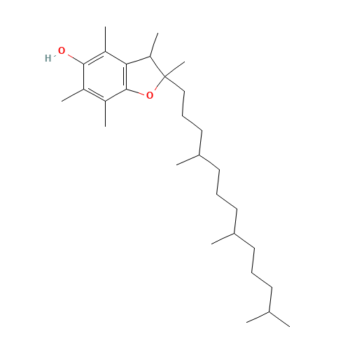 2,3-Dihydro-2,3,4,6,7-pentamethyl-2-(4,8,12-trimethyltridecyl)-5-benzofuranol (CAS: 185672-33-7) - Related Chemical Product