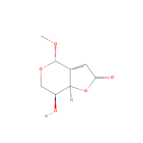 [4S-(4a,7b,7aa)]-7,7a-Dihydro-7-hydroxy-4-methoxy-4H-furo[3,2-c]pyran-2(6H)-one (CAS: 123251-08-1) - Related Chemical Product