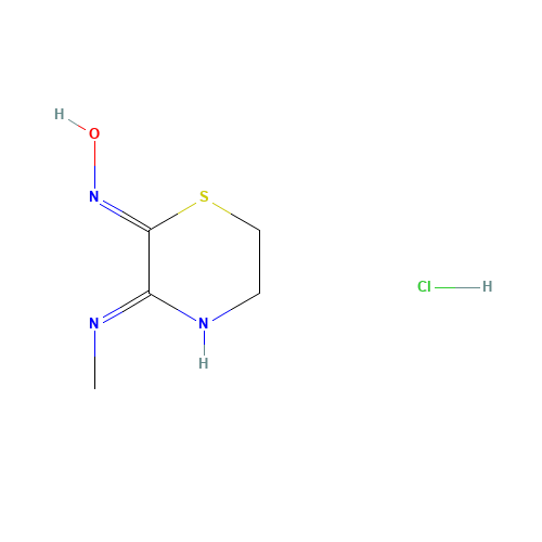 5,6-Dihydro-3-(methylamino)-2H-1,4-thiazin-2-one Oxime Hydrochloride (CAS: 112233-23-5) - Related Chemical Product