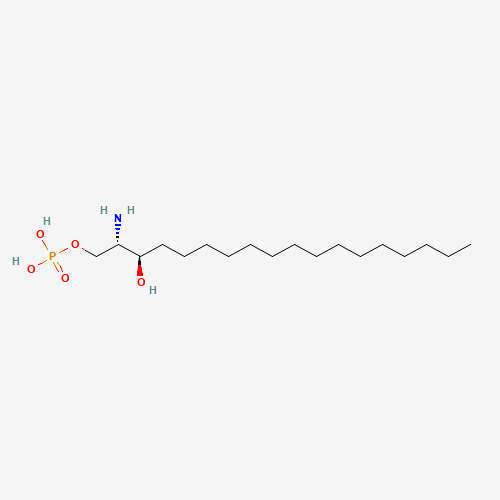 D-erythro-Dihydro-D-sphingosine-1-phosphate (CAS: 19794-97-9) - Chemical Structure and Molecular Formula 