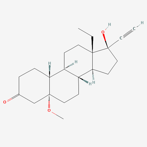 4,5-Dihydro-5a-methoxy D-(-)-Norgestrel (CAS: 155683-60-6) - Related Chemical Product